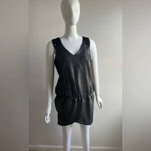 Suite Blanco Nights Limited Edition Woman Silver Metallic Dress Size M NWT